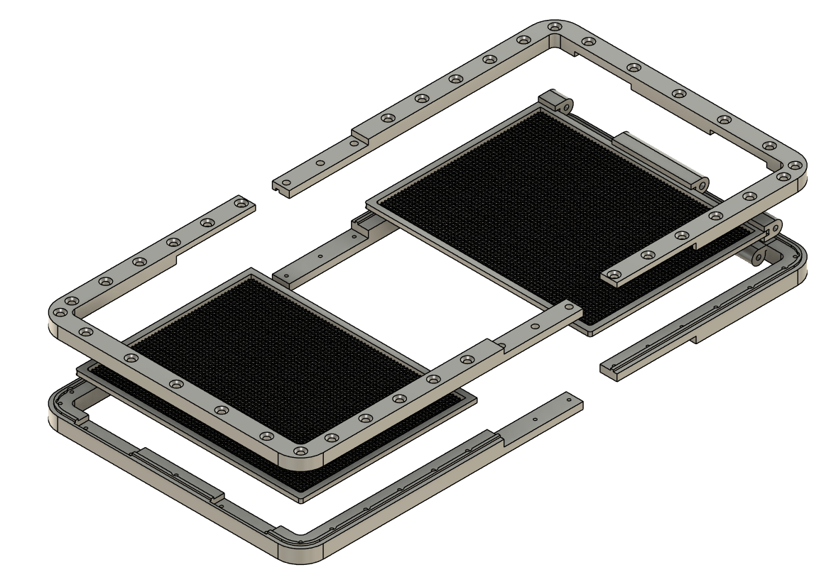 Rozebíratelný rámeček s filtry